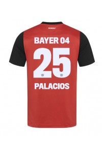 Bayer Leverkusen Exequiel Palacios #25 Jalkapallovaatteet Kotipaita 2024-25 Lyhythihainen